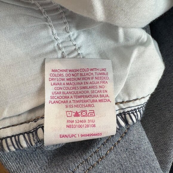 No Boundaries Womens High-Rise Button-Fly Distressed Skinny Jeans Junior Size 11 - Picture 6 of 13